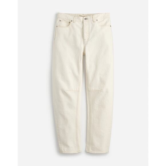 Madewell Darted Barrel-Leg Jeans Blue Sz 32 - Picture 5 of 10